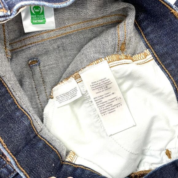 J. Crew 9" demi-boot crop jean in Dark Worn wash Sz 25 Item AB376 - Picture 10 of 10